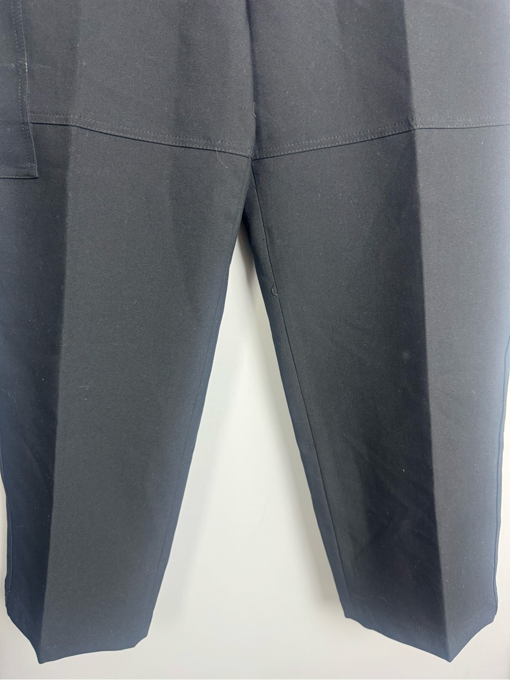 ZARA | Black Utility Cargo Straight Leg Pants Women’s Size Large - Picture 5 of 10